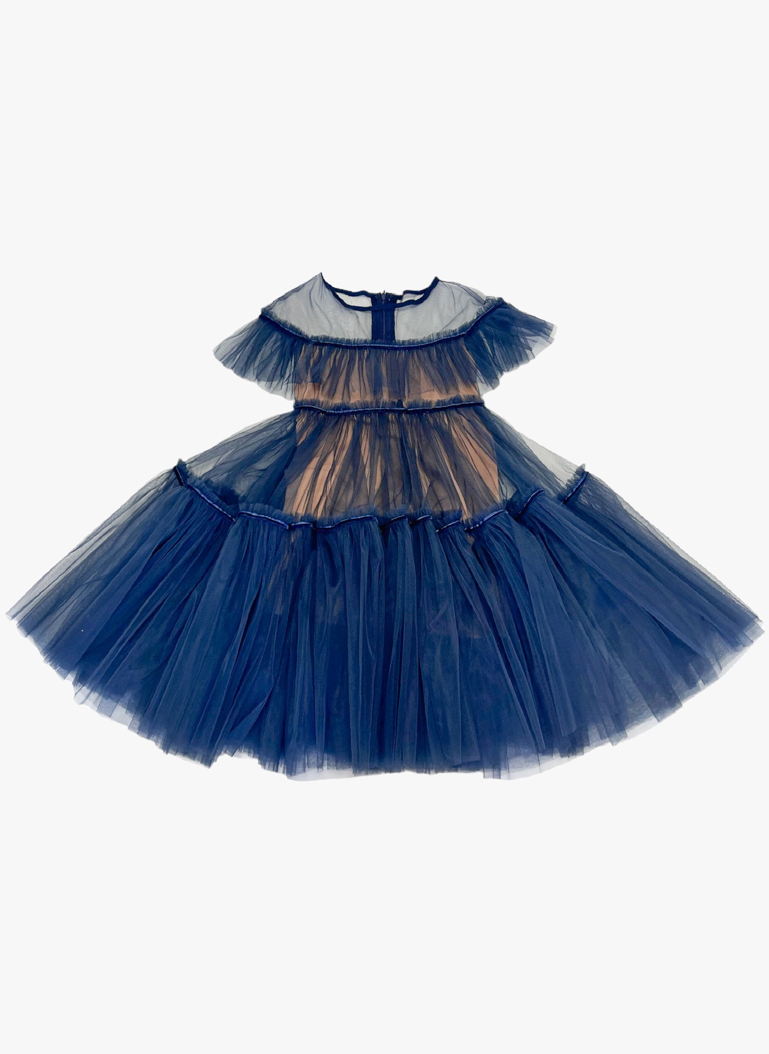 Raspberry Plum Sunshine Dress 9-10 / Navy