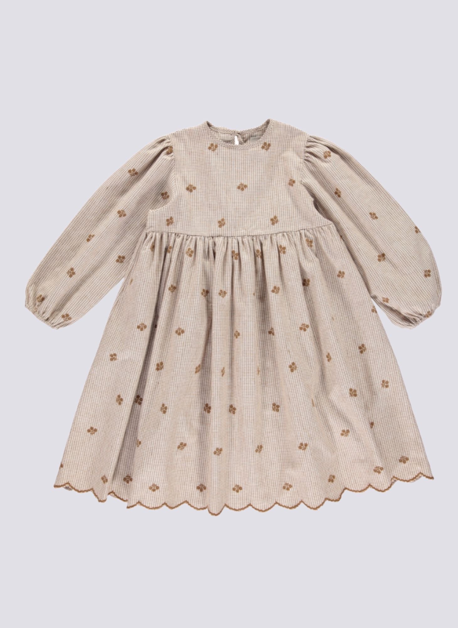 Bebe Organic Pin Check Olivia Dress 12 Bebe Organic Pin Check Olivia Dress 12