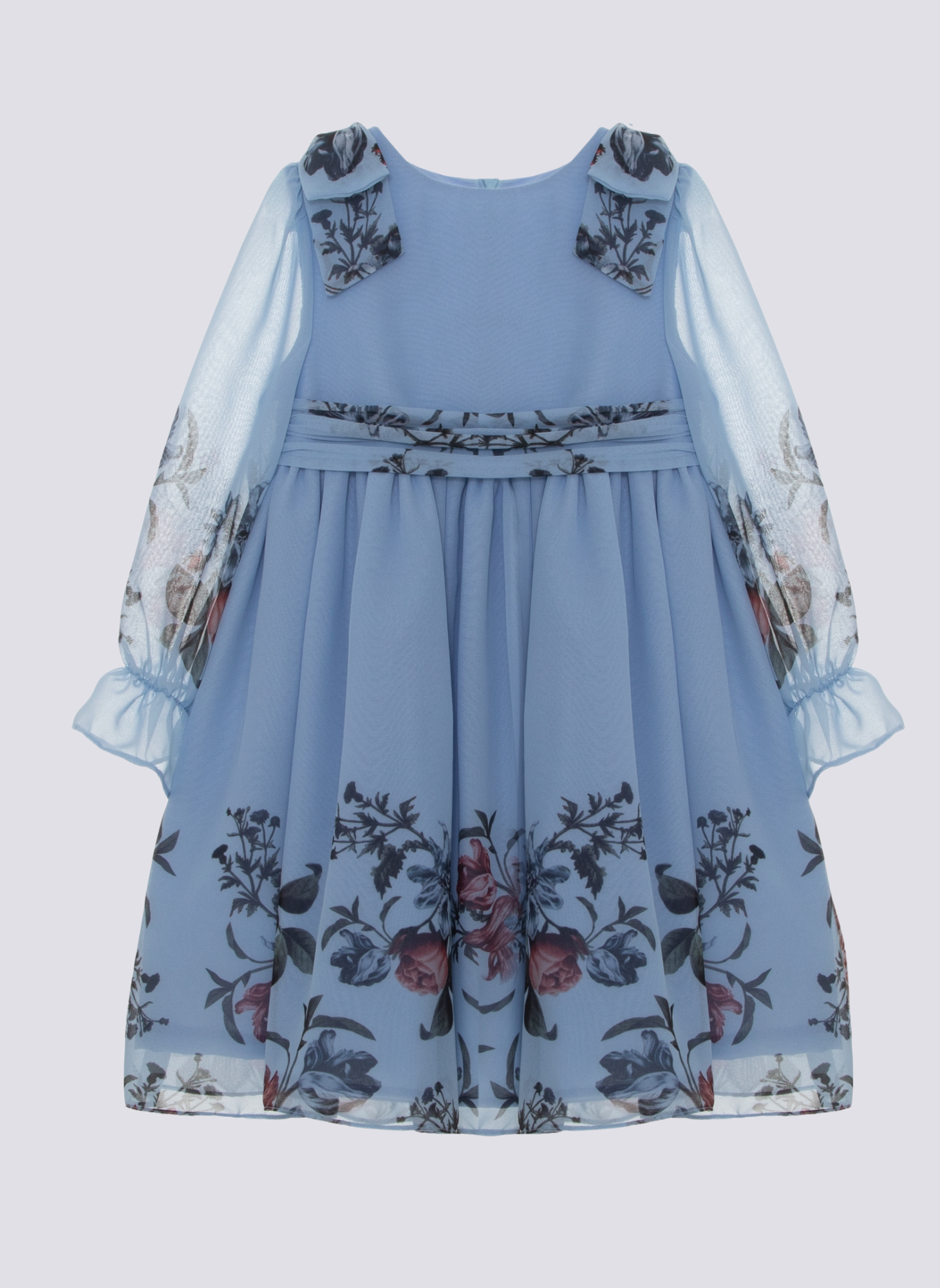 Patachou Girls Floral Chiffon Dress Girls Toddler 2 Year Blue Cotton by Childrensalon Patachou Girls Floral Chiffon Dress Girls Toddler 2 Year Blue Cotton by Childrensalon