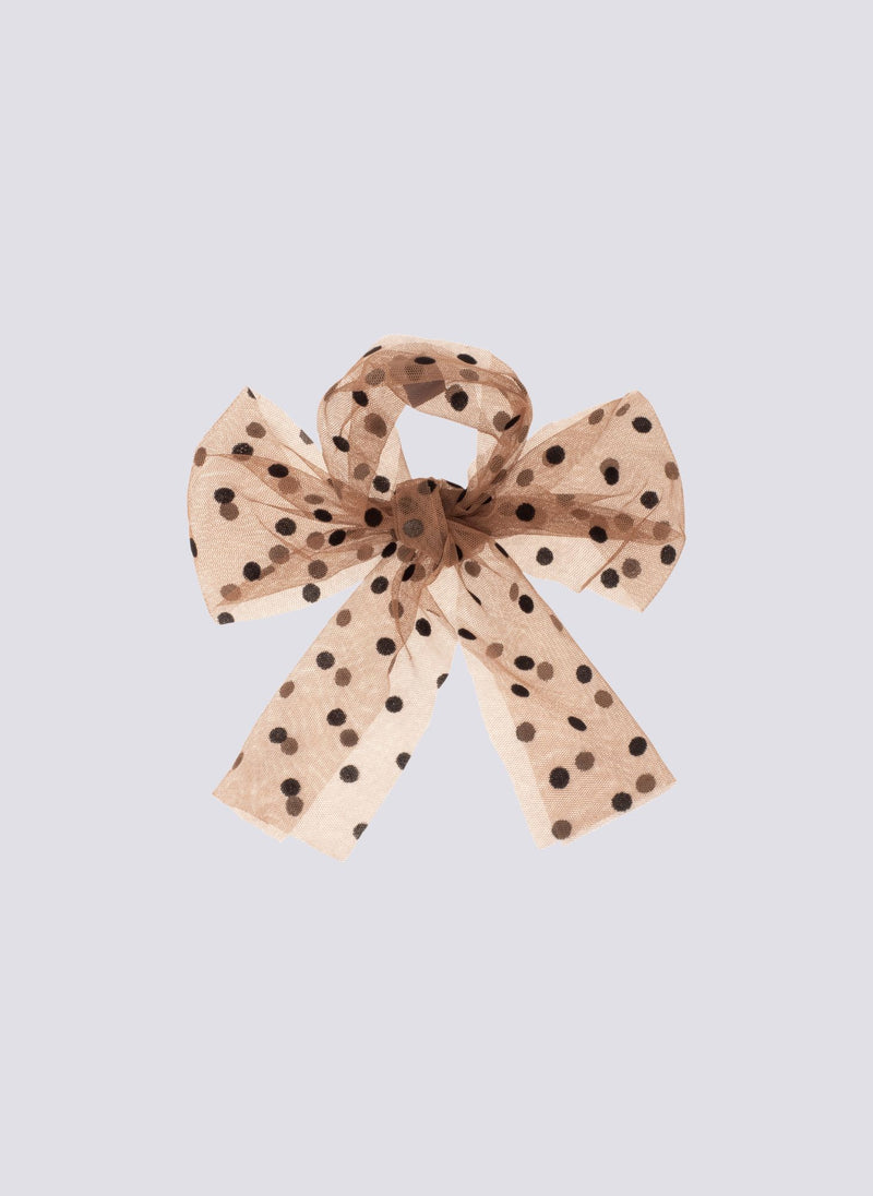 tocoto vintage Dots Tulle Foulard Scarf