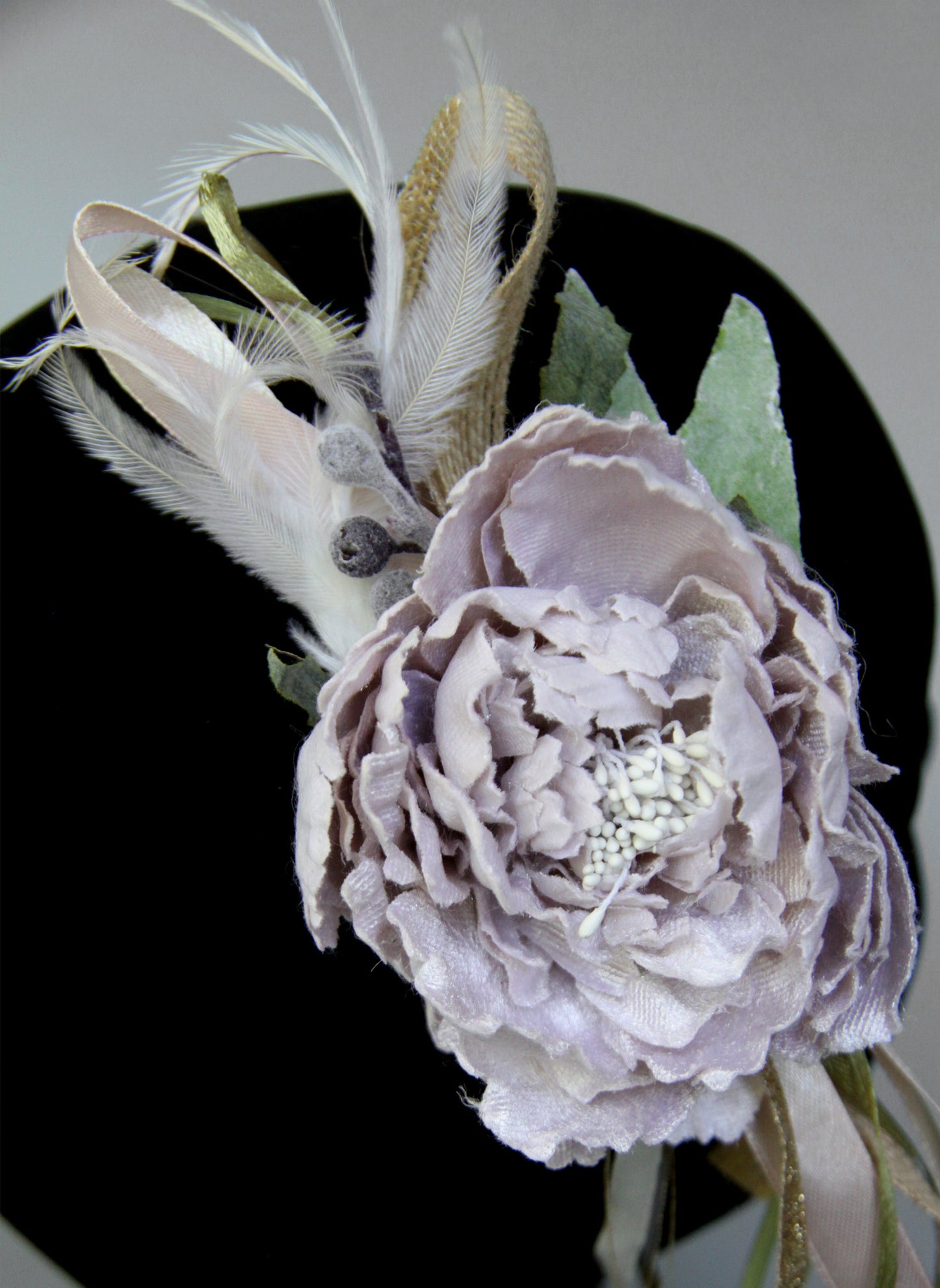 Girls Peony Flower Headband