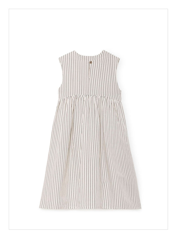 Little Creative Factory Tap Smock Dress in White