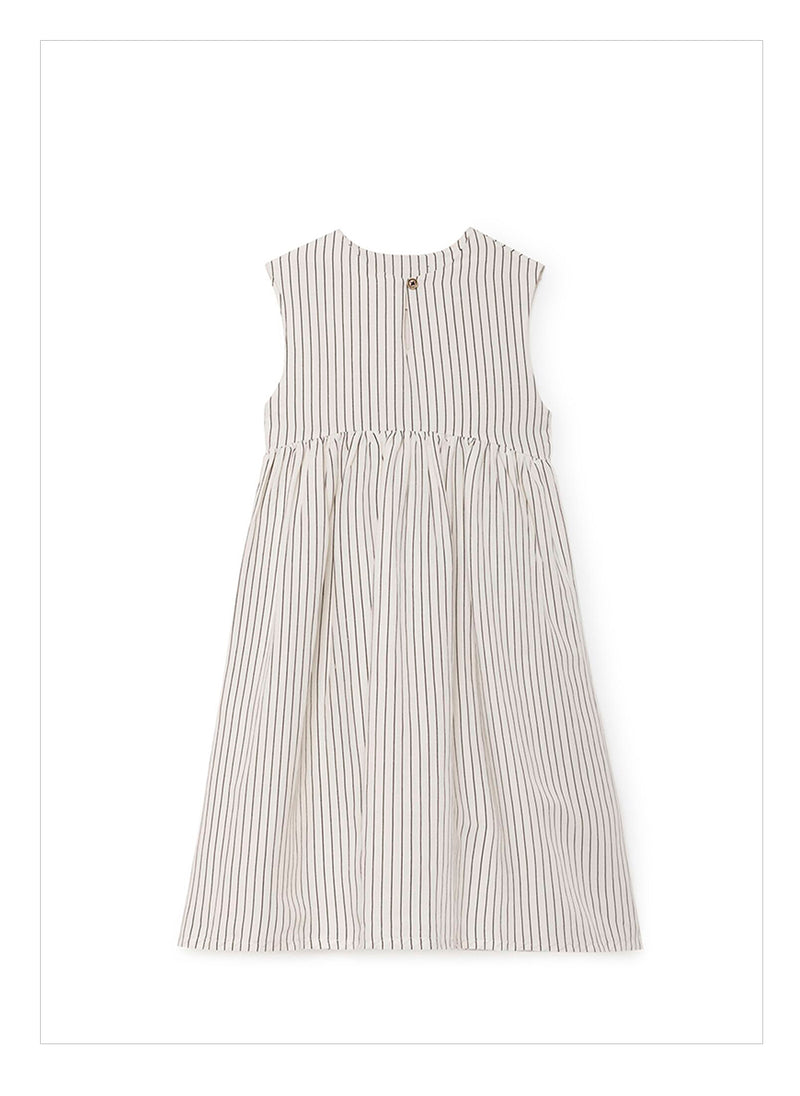 Little Creative Factory Tap Smock Dress in White
