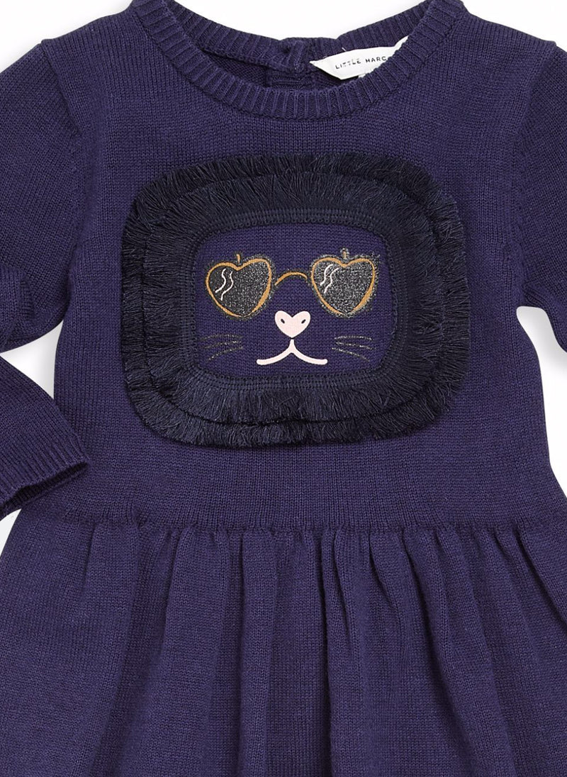 Little Marc Jacobs Baby Fancy Frange Knit Dress