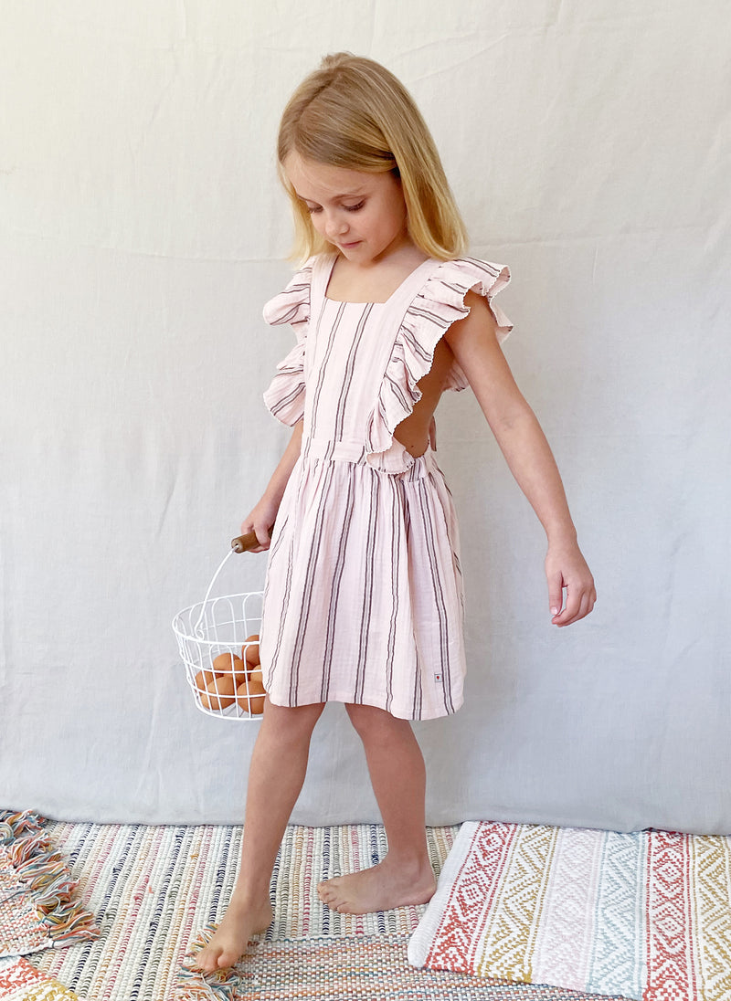 Petite Lucette Rita Stripe Dress