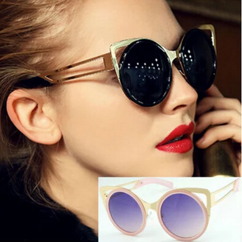 Linda Farrow X Erdem Cat Eye Maroon Sunglasses