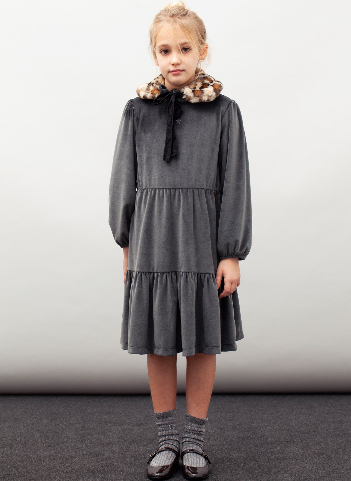 Tocoto Vintage Kid Velvet Dress