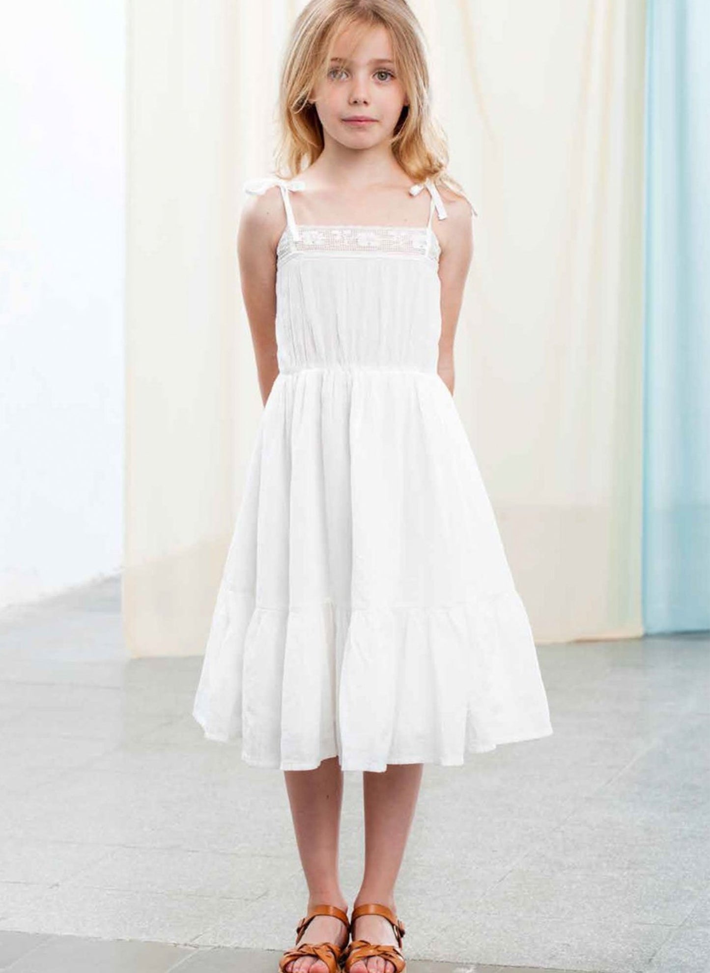 Tocoto Vintage Bambula Dress in Pink