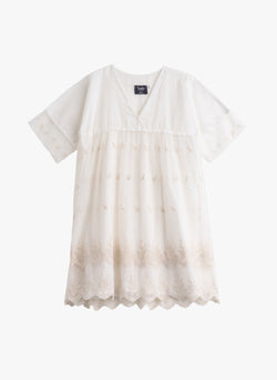 Tocoto Vintage Girls Embroidery Dress