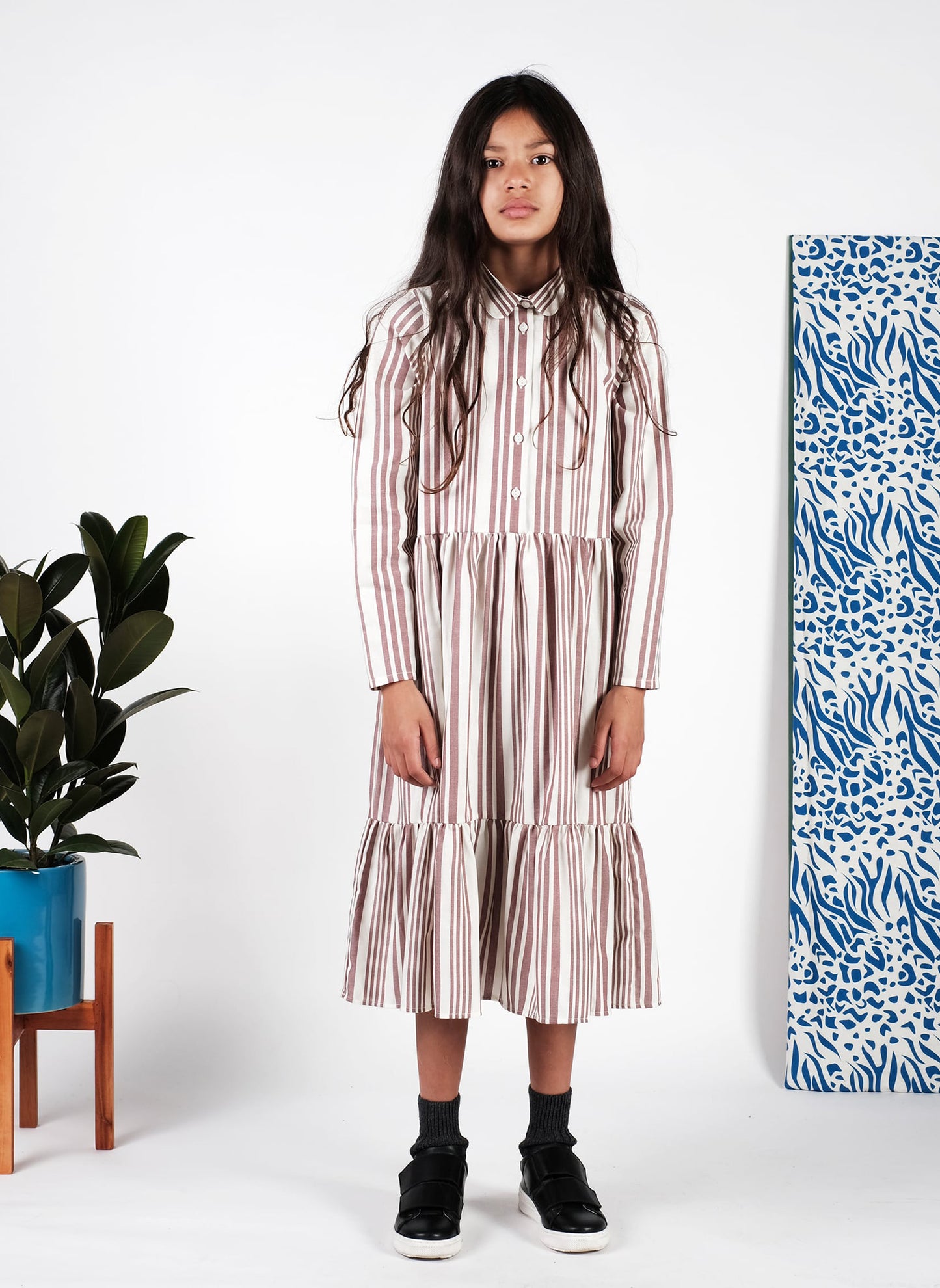 Wolf and Rita Vanessa Dress in Riscas