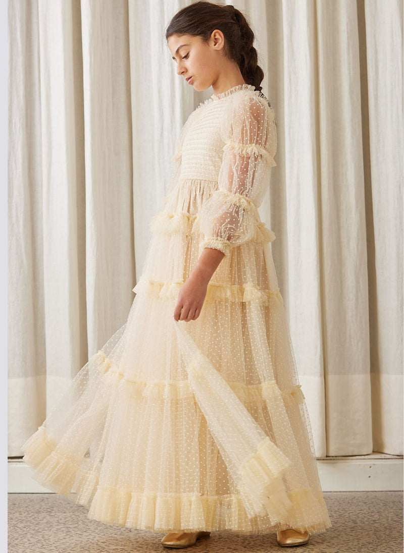 Petite Amalie Tulle Pleated Frill Dress – Hello Alyss - Designer