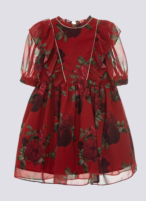 Patachou Red Print Dress