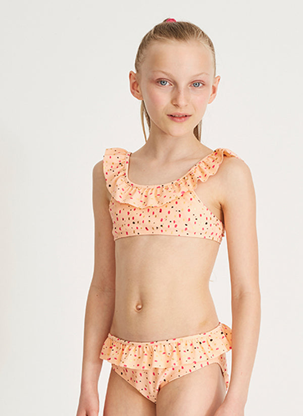 Soft Gallery Alicia Bikini in Peach Parfait