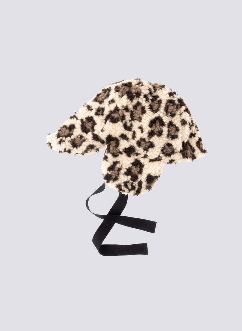 tocoto vintage Animal Print Furry Hat