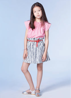Anais & I Girls Skirt Emilie - Grey Stripes