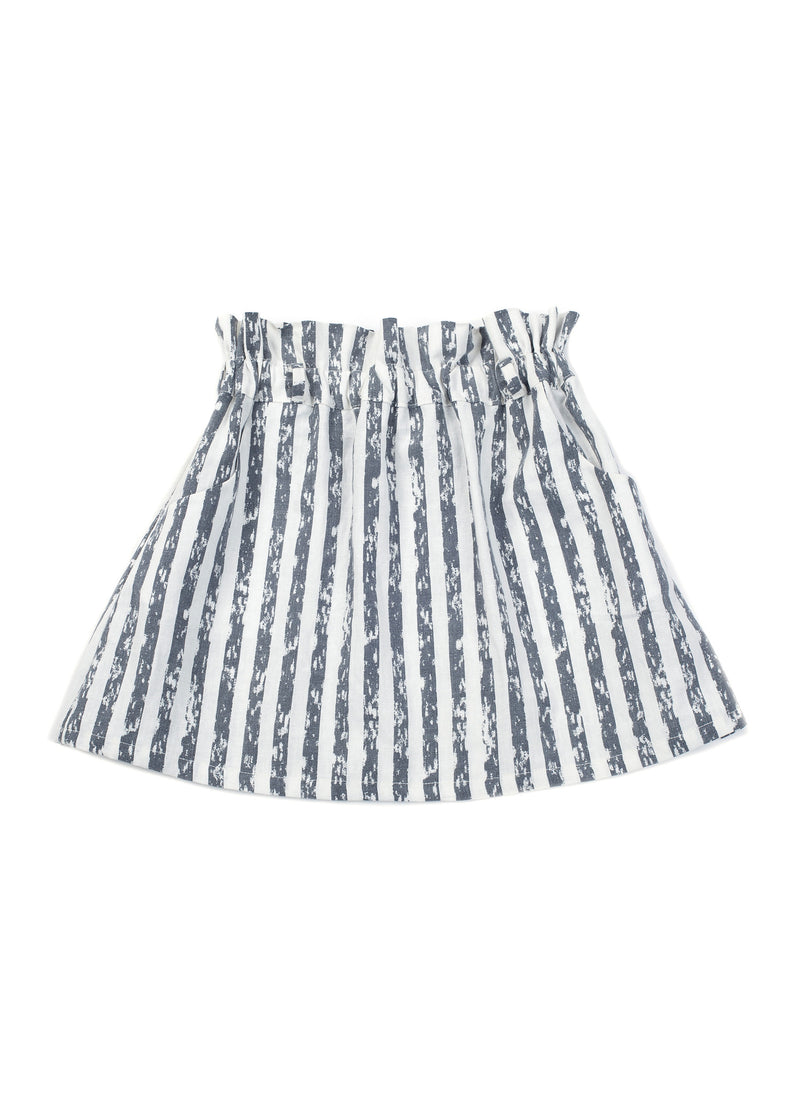 Girls Grey Denim Acid Wash Front Slit Mini Skirt – Tradyl