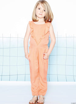 Carrement Beau Girls Long Overalls – Alyss - Designer Children's Fashion Boutique