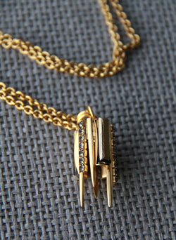 Elizabeth Cole Jewelry Tyler Necklace in Golden Neutral - F15N40-GS
