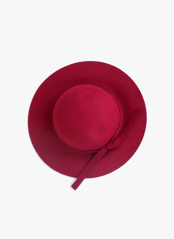 Elizabeth Cate Floppy Hat in Crimson