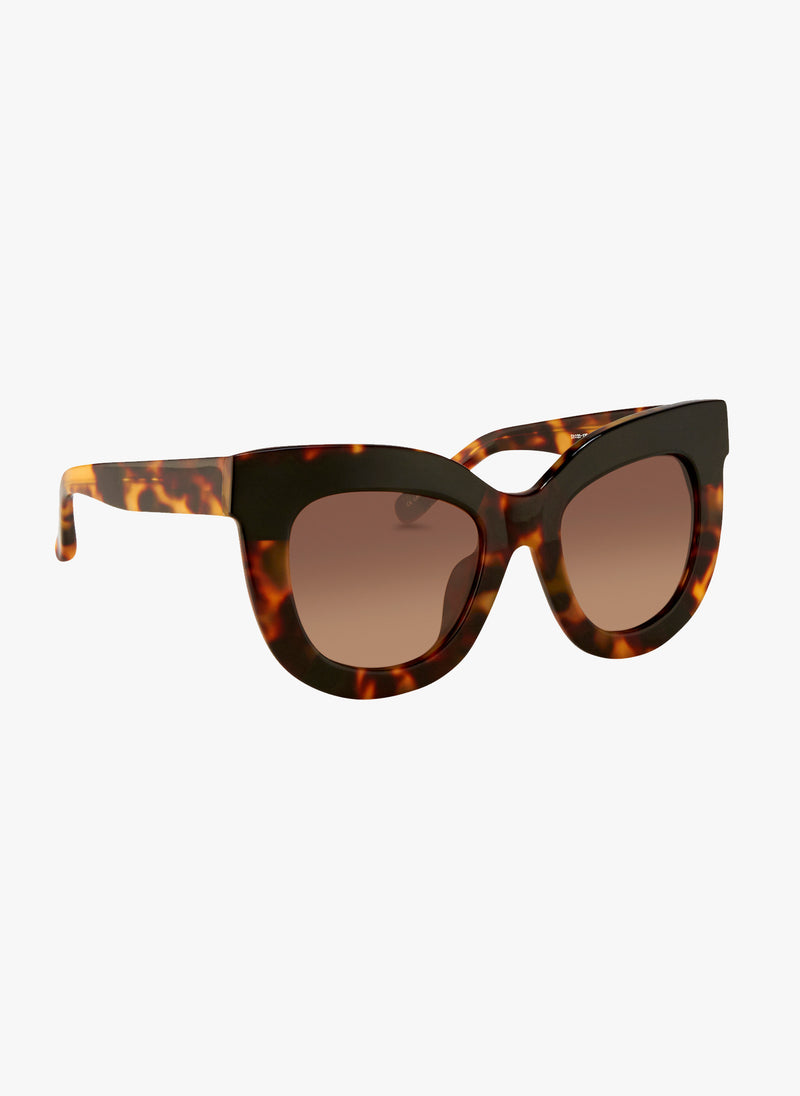 Linda Farrow X Erdem Amber T-Shell Sunglasses