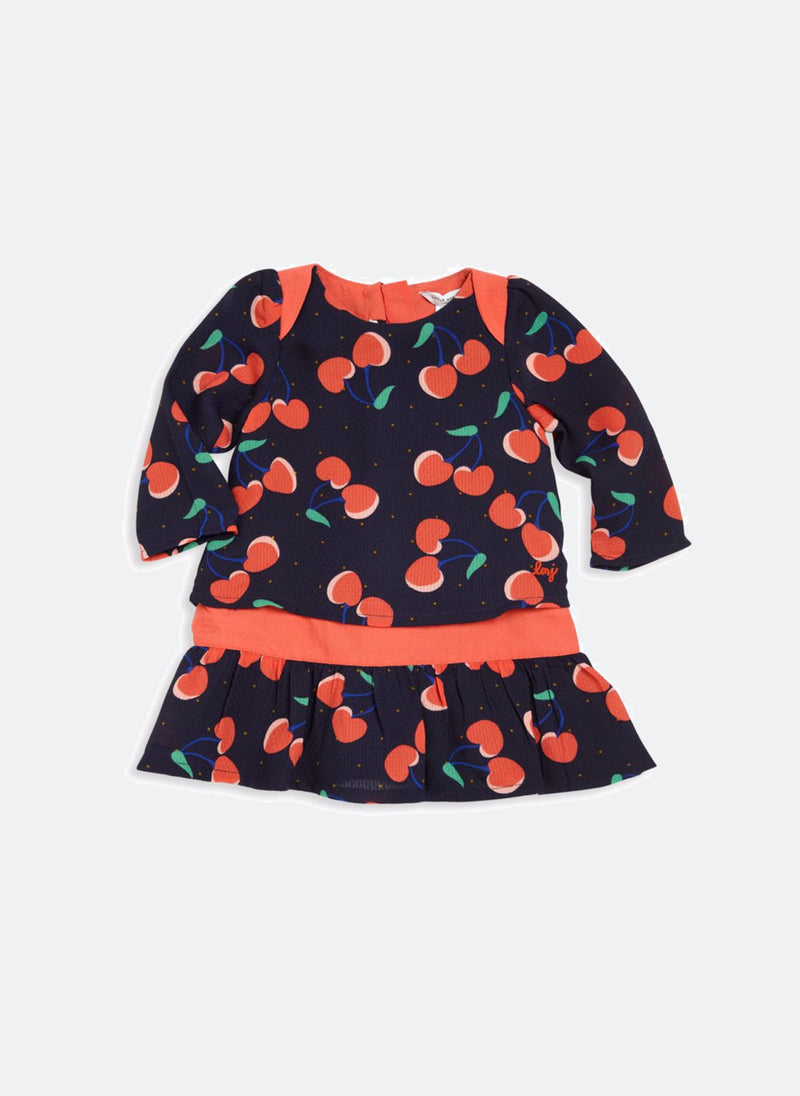 Little Marc Jacobs Baby Cherry Printed Dress