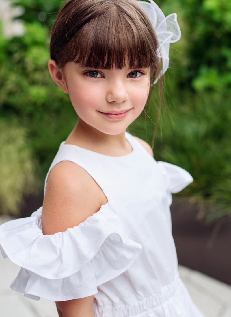 Moque Riley Dress in White