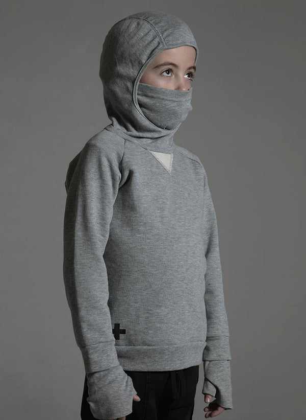 Nununu Ninja Sweatshirt in Heather Grey