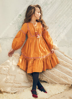 Nellystella Nicola Dress in Saffron