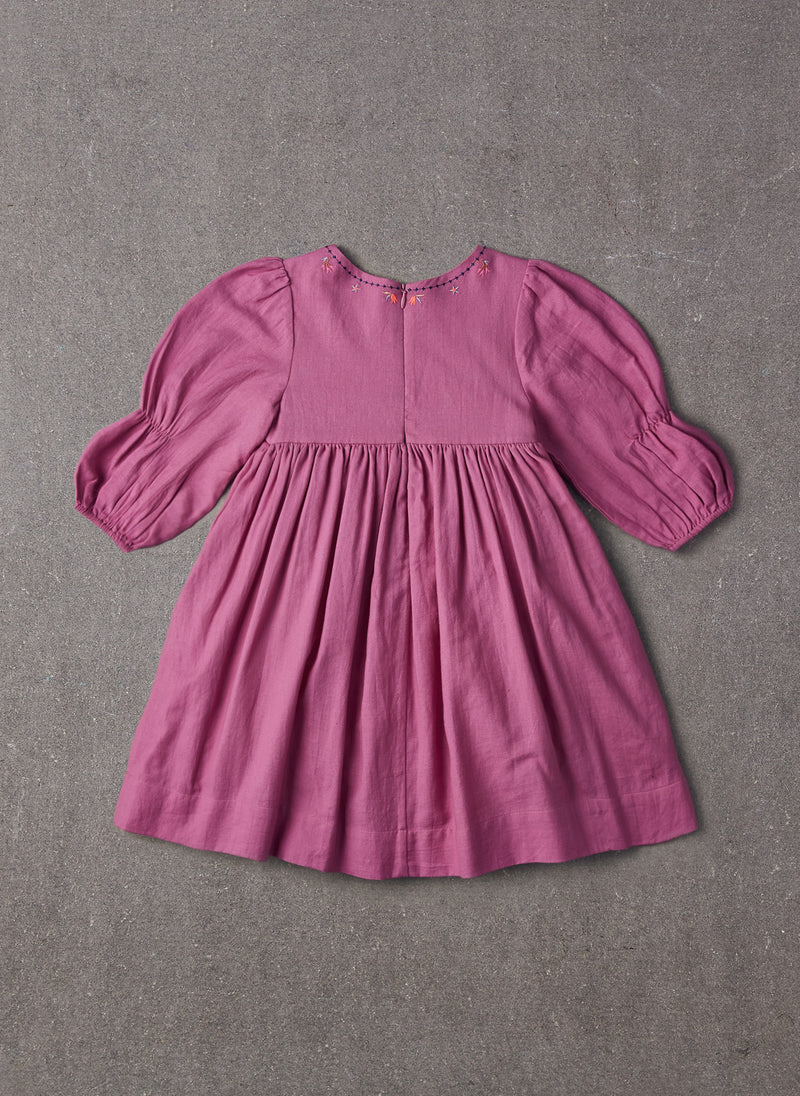 Nellystella Clover Dress in Radiant Orchid