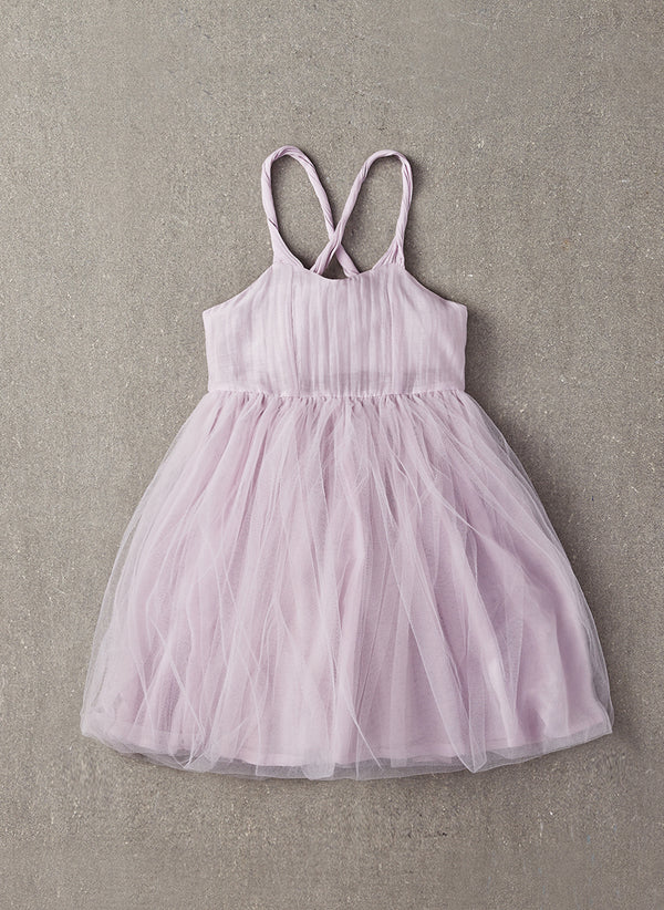 Nellystella LOVE Peach Dress in Lavender Fog
