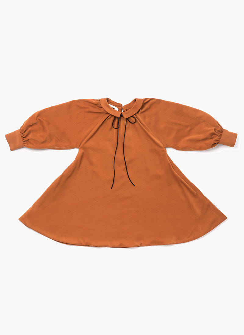 Omami Mini Tent Dress with Peter Pan Collar