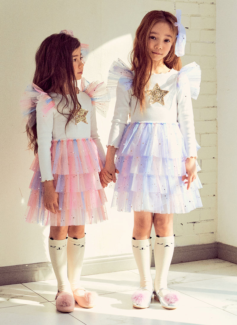 Petite Hailey Happy Knee High Socks in Ivory – Hello Alyss - Designer  Children's Fashion Boutique