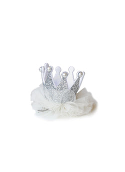 Hello Alyss Princess Crown Hair clip - Silver - Hello Alyss Exclusive - Back in stock