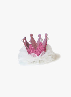 Hello Alyss Princess Crown Hair clip - Pink - Hello Alyss Exclusive