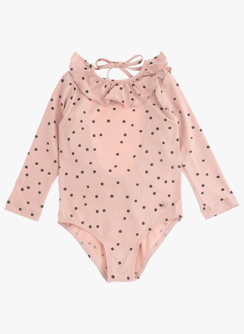 tocoto vintage Dots Swimsuit in Pink – Hello Alyss - Designer Children ...