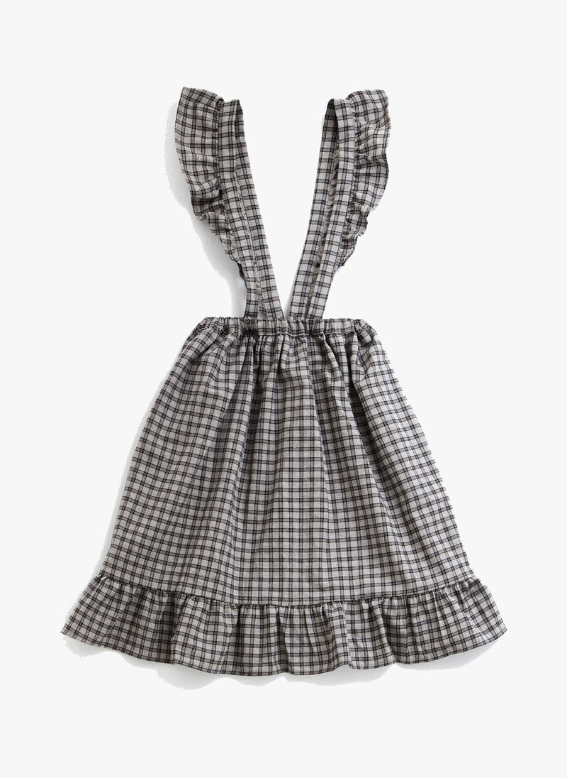 Tocoto Vintage Checked Skirt in Grey