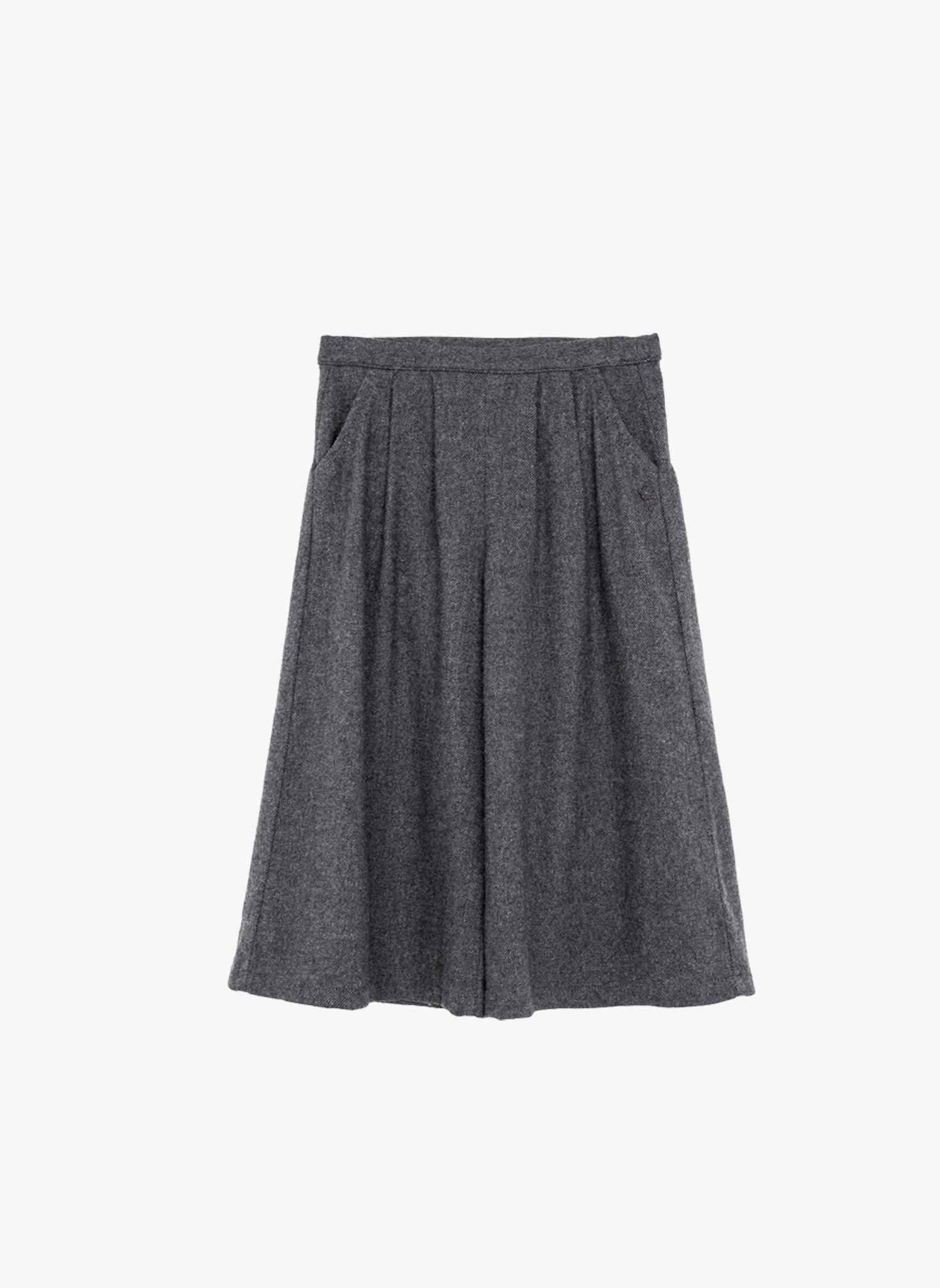 Tocoto Vintage Girls Flannel Skirt-Pant Skorts in Grey – Hello Alyss ...