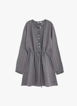 Tocoto Vintage Girls Stras Dress Long in Grey