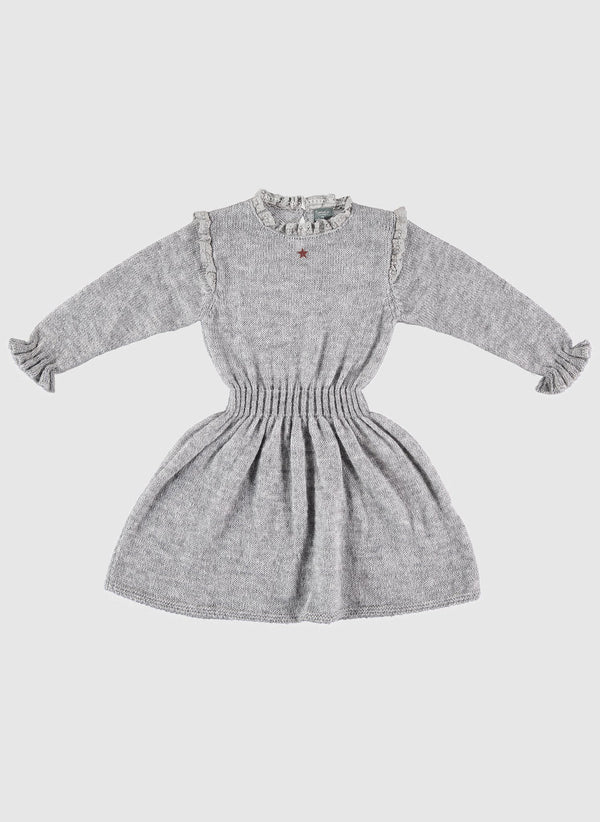 Tocoto Vintage Knitted Dress in Grey