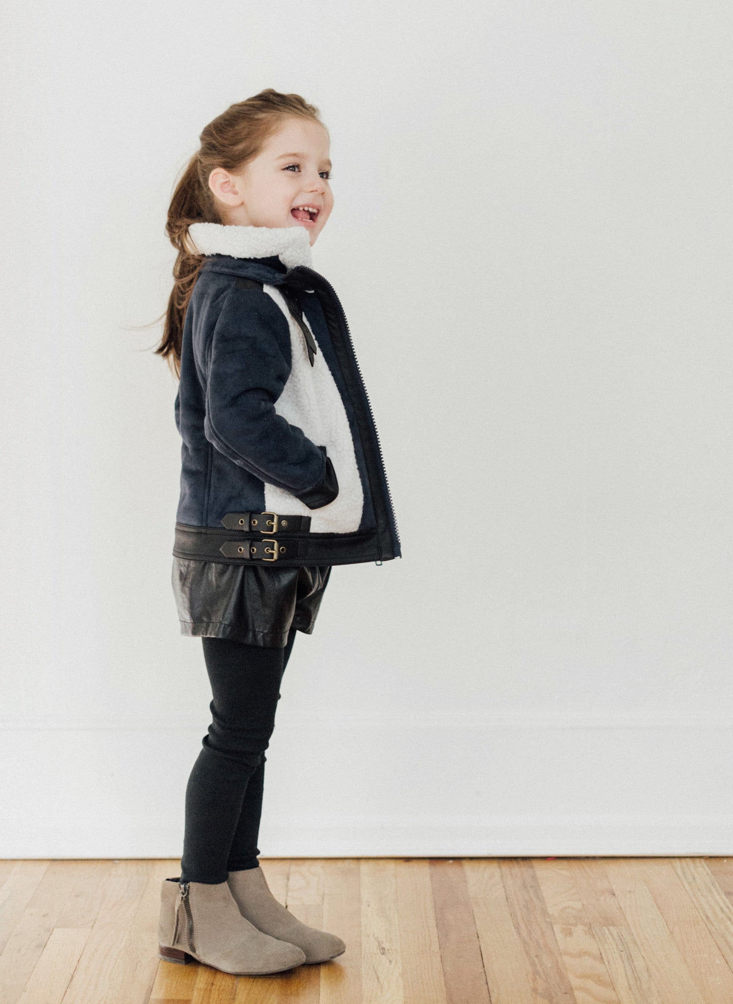 Vierra Rose McKenzie Jacket in Navy – Hello Alyss - Designer Children's ...