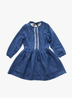 Vierra Rose Miranda Shirt Dress in Blue Dot