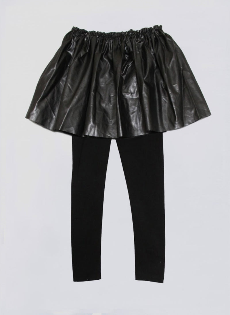 Vierra Rose Skyler Skirt Leggings in Black
