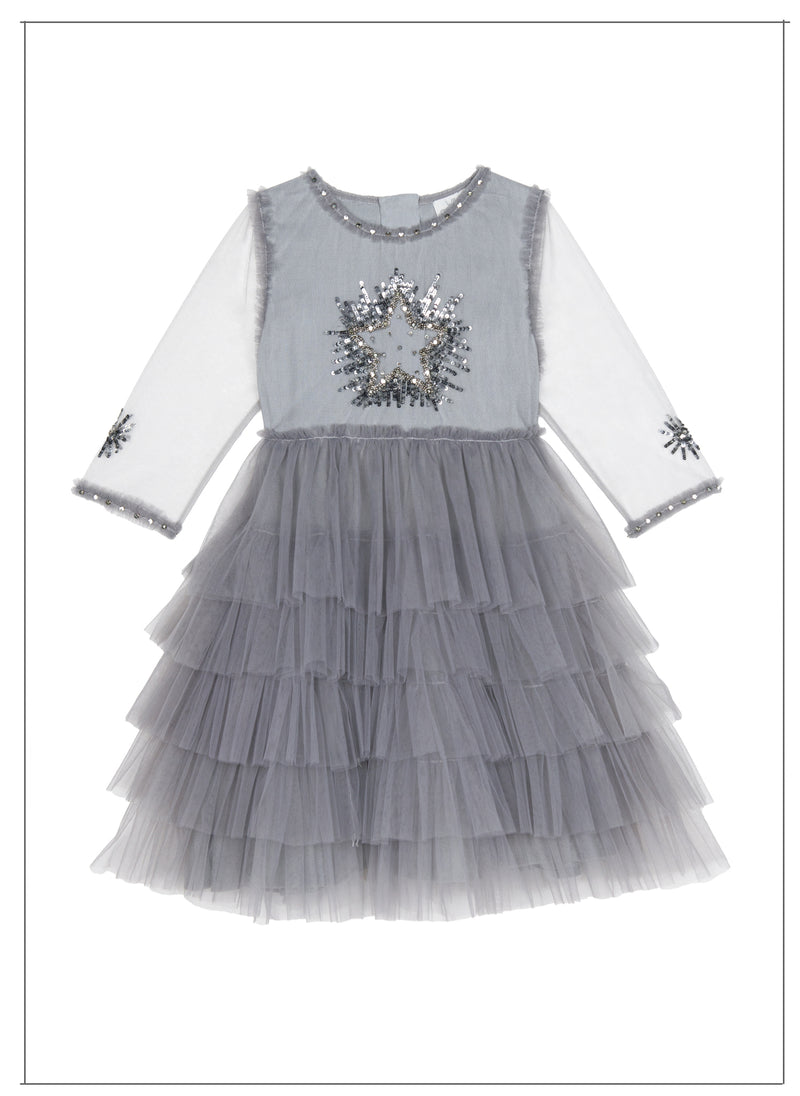 Wild and Gorgeous Moon Dance Dress in Grey
